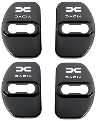 HHGFTIY 4PCS Car Door Lock Cover Protectors for Dacia Duster, Door Latch Cover Protective Covers,Rust Cover Styling Interior Accessories
