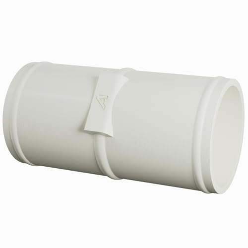 Raccord mâle pour tuyau de bassin ondulé en PVC Blanc 28 mm