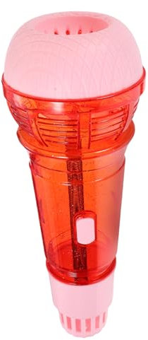 Toddmomy Red Echo Microphone Toy for Kids Toddler Fake Echo Microphone Party Prop Pretend Play Performance Accessory