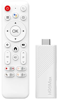 H96 MAX H313 Android 14.0 TV Stick | 4K UHD Streaming | 2GB RAM 16GB ROM | Google Voice Assistant | Dual-Band WiFi | HDMI Plug & Play