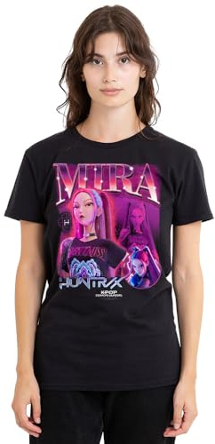 Kpop Demon Hunters Women's K-pop Demon Hunters - Huntrix Huntr/X Mira Bootleg Ladies T Shirt T-Shirt