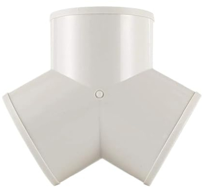 Supkancl Connecteur de Conduit Y&T 1 pièce 4''6'' 8'' 3 Voies séparateur raccord de Tuyau d'eau en Plastique Ventilation(Y Piece 8inch 200mm)