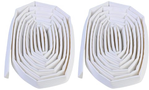 Isolant Fenetre Anti Froid (3 Mètres), Bande D'étanchéité Autocollante Pour Fenêtres Coulissantes, Bande D'étanchéité Coupe-Vent Hautement élastique (2 Bandes)