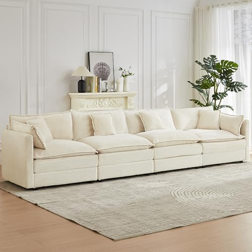 JIEXI Ecksofas Und Couchs, Ecksofa Mit Schlaffunktion, Modulares Ecksofa, Wohnlandschaft U Form, L Form Eckcouch, Für Couch Wohnzimmer Schlafzimmer Büro Wohnung