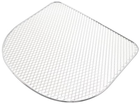 Cestello Griglia per Forno in Acciaio Inox, 1 Pezzo | Rete ad Aria per Essiccazione, Cottura Uniforme per Patatine e Noci, Uso in Cucina, Argento
