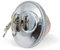 Tankdeckel + Schloß 40mm, chrom für Zündapp Kreidler Yamaha FS1 Hercules Prima M 2 3 4 5 S Mofa Moped Puch