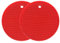 Salvamanteles de silicona multiusos, resistente al calor hasta 240.0 °C, soporte para ollas, impermeable, (juego de 2) antideslizante, flexible, duradero, apto para lavavajillas (rojo)