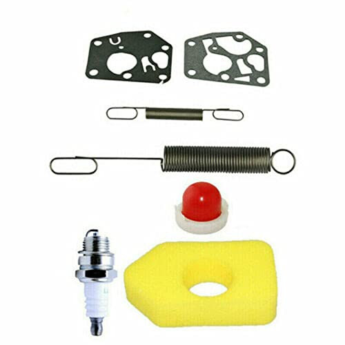SPORTARC Rasenmäher-Service-Set, inklusive Reglerfedern, Grundierung, Luftfilter und Zündkerze, geeignet für klassische und Sprint-Motoren