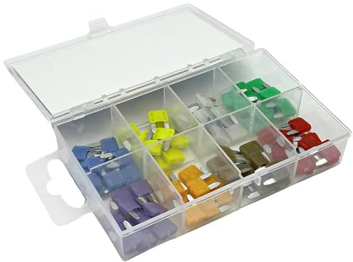 ESKA 341.750 Kfz Mini Flachsicherung 2 A, 4 A, 5 A, 7.5 A, 10 A, 15 A, 20 A, 25 A, 30 A Violett, Orange, Braun, Rot, Bl