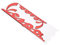 Emblem 3 Dimensional, Emblem Aufkleber für GTS300 LX125 LX150 125 150 IE Sprint Primavera 300 LX LXV Super(Rot)