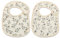 LICHENGTAI Kinderlätzchen, Baby KlettLätzchen Wasserdicht Baumwolle Lätzchen-Set Mit Druckknopfverschluss, Wasserabweisend Laetzchen Abwaschbar Lätzchen für Babys Kinder Jungen Mädchen