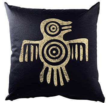 Urban Backwoods Aztec Bird Ii Kissen Dekokissen