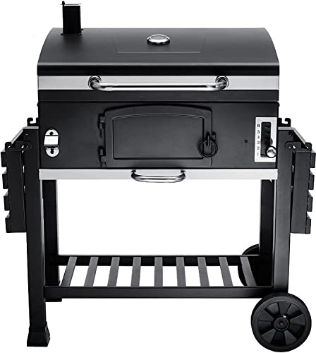 Gasgrill Großer Holzkohle-BBQ-Grill im Freien, Multifunktions-BBQ-Grill, Holzkohle-BBQ-Grill im Freien, Heavy BBQ Grill