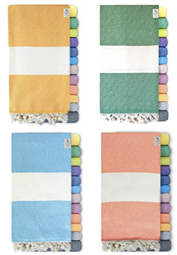 Toallas de playa turcas de gran tamaño, XL, 40 x 71 pulgadas, sin arena, 100% algodón, suave, de secado rápido, toallas extragrandes de viaje y piscina para adultos, a prueba de arena, artículos