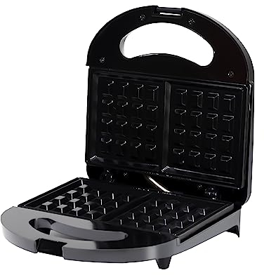 GOFRERA MAQUINA ELECTRICA PARA GOFRES WAFFLE MAKER ANTIADHERENTE CON PLACA GOFRE 750W POTENCIA Y EFICIENCIA PARA GOFRES PERFECTOS