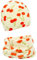 FORUHOO Baby Mädchen Beanie Mütze + Schlauchschal 2er Set, Wintermütze für Jungen Mädchen Baumwolle(Weiß Kirsche,49-53)