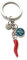 MODA MavillA Porte-clé Naples échantillon corne porte-bonheur scaramantique, rouge, M