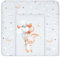 Wickelauflage Wickelunterlage abwaschbar und wasserdicht 85x72 cm - Wickelmatte zum Auflegen auf Wickeltisch Wickelaufsatz Wickelkommode oder Waschmaschine changing mat 85 x 72 Kaninchen