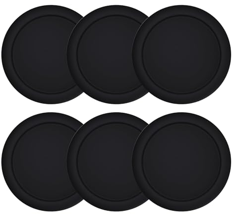 6 Joystick Kappen für Nintendo Switch/Lite/OLED, Switch Thumb Grips für Nintendo, Silikon Thumb Grip, Thumbstick Grip Switch Lite Zubehör Nintendo Switch Daumenkappen, Schwarz