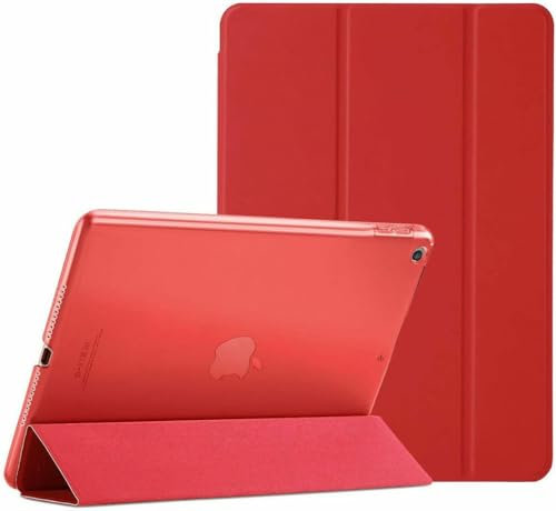 Smart Case For For iPad Mini 4 (2015) / Mini 5 (2019) Models A1538, A1550, A2133, A2124, A2126 Shockproof Protective Book Case, Ultra Slim Magnetic Cover (Red)