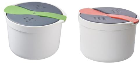 Giwnhvx Cuociriso a microonde, portatile, contenitore per alimenti, vapore multifunzione, contenitore per il pranzo, utensili da cucina