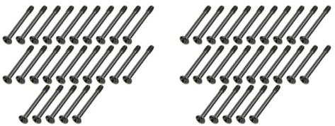 Tynmoel 50Pcs 6-32X30mm Lengthened RoundHead Mount Screw for PC Case Video Card Cooler Radiator Water Cooling Fan DIY Computer