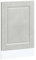 vidaXL Pannello Lavastoviglie Porto Grigio Cemento 45x1,5x67 cm