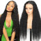 Junemet 18 Pouces 9x6 HD Lace Perruque Femme Naturelle Bouclée Brésilien Glueless Wig Human Hair Deep Wave Perruque Sans Colle Cheveux Humain Pre Plucked Pre Cut Couleur Naturelle
