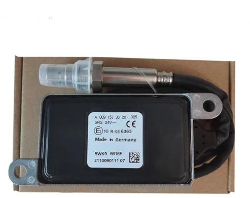 DZSLLOOI Stickoxidsensor A0091533628 Nox Sensor Für Mercedes Für Benz Actros Für Atego LKW Euro 4 5 6 24V 0061537328 0091533628 5WK96616D 5WK96616F 5WK96616E Lambdasonde