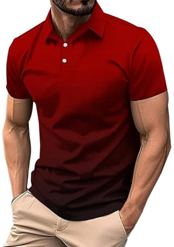 liangp Navy Polo Shirt Mens, Mens Polo Shirts Short Sleeve Classic Stretch Golf Shirt Casual Fashion T Shirt Breathable Quick Dry Summer Outdoors Holiday Hiking Tshirts Top