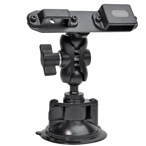 YNIBST Support à Ventouse pour Talkie Walkie/Radio Micro, Porte de Voiture Réglable pour Radio, Compatible avec Motorola BaoFeng Icom Kenwood Wouxon QUANSHENG Radios Bidirectionnelles