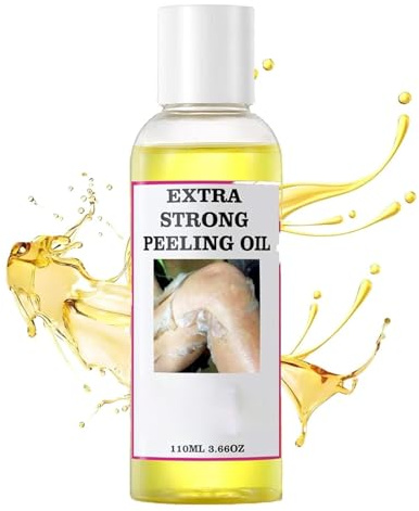 Yellow Exfoliating Oil with Natural Peeling Ingredients, Strong Dead Skin Removal, Brightening & Deep Cleansing, for Face & Dark Spots, 110 ml(1)