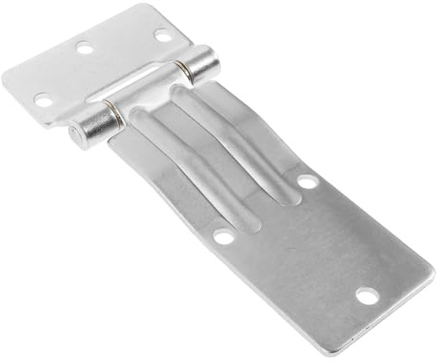 Levemolo Charnière de Chariot en Fer Galvanisé, Pliable, Trou 8,5mm, pour Camion et Carrosserie, Porte Arrière ou Latérale