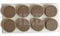 40 x Filzgleiter, rund ø=22mm, 4,5mm stark, selbstklebend, hellbraun, strapazierfähiger Filz, Hersteller HKB, Artikel-Nr. 81692