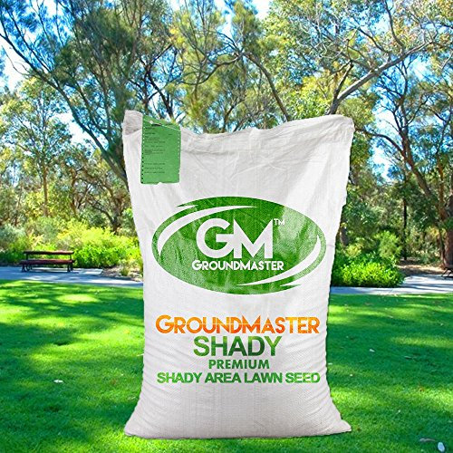 GroundMaster Shady Premium Dark Lawn Area Quality Grass Seed (15KG)