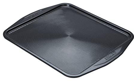 Circulon Ultimum Square Oven Tray Non Stick - Large Baking Tray 12 Inch, Freezer and Dishwasher Safe Carbon Steel Bakeware, Black