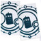 Doctor Who 100% Baumwolle Küchentücher Ofentür Set perfekt 2 hängen Handtücher Dr. TARDIS Logo und Design Gallifreyiens Größe 18x 24