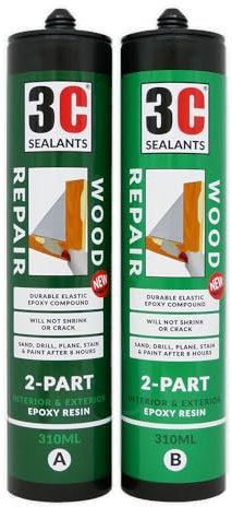 3C Sealants Wood Repair 2-Part Filler 620ml