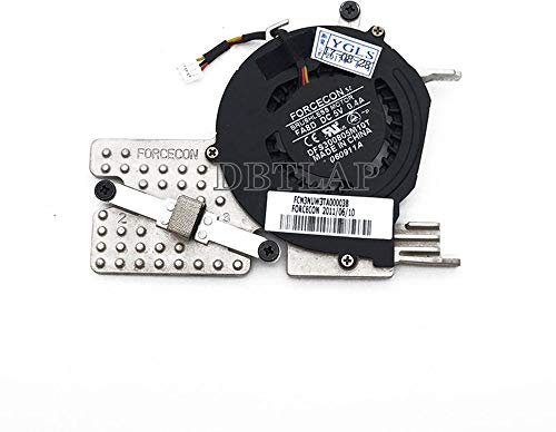 DBTLAP Ventilador de la CPU del Ordenador portátil para HP Mini 210-1033VU Mini 210-1100 Mini 210-1000 Compatible DFS300805M10T F91R DC5V 0.4A Portátil Ventilador