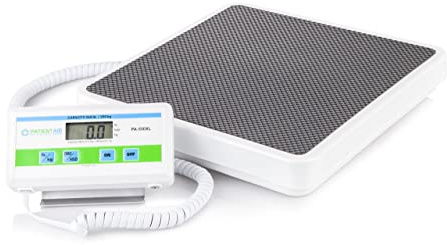 Patient Aid Medical Grade Floor Scale | 12x 12.5 Platform | 550 lb Limit