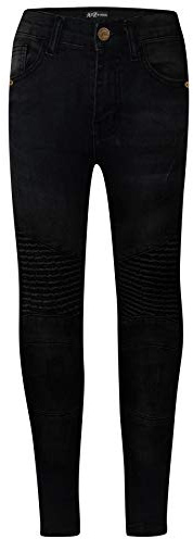A2Z 4 Kids Boys Stretchy Jeans Ripped Knee Drape Panel Denim Pants Fashion Slim Fit Trousers New Age 5 6 7 8 9 10 11 12 13 & 13-14 Years