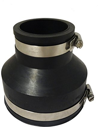 Air Aqua Manchon réducteur flexible de 25 x 20 mm à 250 x 200 mm, manchon en caoutchouc, raccord de tuyau, diamètre : 40 x 32 mm