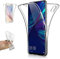 REY Transparent Silikonhülle TPU für Huawei Y6 2019, Handyhülle Premium Kratzfest TPU 360 Grad Full Body