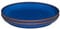 Denby - Imperial Blue Medium Plates Set of 2 - Dishwasher Microwave Safe Crockery 21cm - Royal Blue Coupe Ceramic Stoneware Tableware - Chip & Crack Resistant Lunch Plates