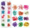 Cavestoff 24PCS 12 Color 3D Dried Flower Nail Decoration Natural Floral Sticker Mixed Dry Flower DIY Nail Art Decals Jewelry UV Gel Polish Manicure