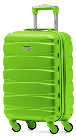 Flight Knight Handgepack Trolley Koffer Kompatibel Mit Air Berlin, Lufthansa, Eurowings, easyJet, Ryanair Und Viele Mehr! Gepack Koffer Mit 4 Rollen. 55x35x20cm ABS Leichtgewicht Reisekoffer