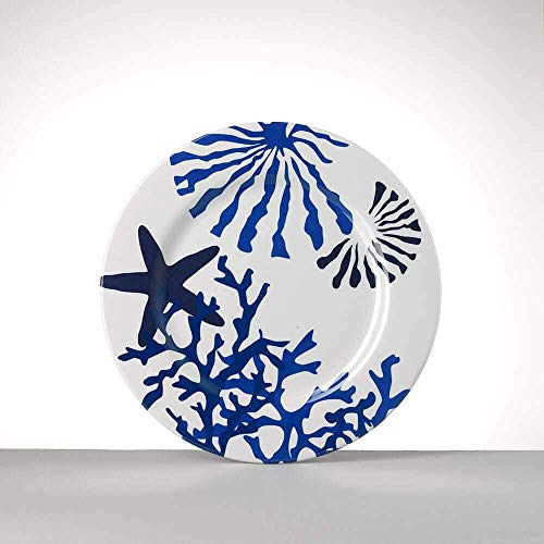 Mario Luca Giusti Set 6 Piatti Corallo Medio