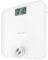 Cecotec Balance Pèse-personne avec bouton-poussoir Cecotec EcoPower 10000 Healthy White, Surface en Verre Trempé très sécurisée et capteurs de précision, Écran LCD, de 8 kg jusqu’à 180 kg