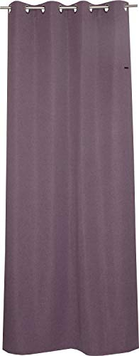 ESPRIT Ösen Vorhang lila Blickdicht • Gardinen Vorhang 2er Set • Ösenschal 140 x 250 cm Harp • 100% Polyester