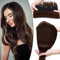 SEGO Haarverlängerungen Clip in Extensions DICKER 7A 100% Echtes menschliches Haar 1 Teilig 5 Clips Dichter Haarteil Remy Echthaar Glatt Mittelbraun#4 20(50cm)-95g